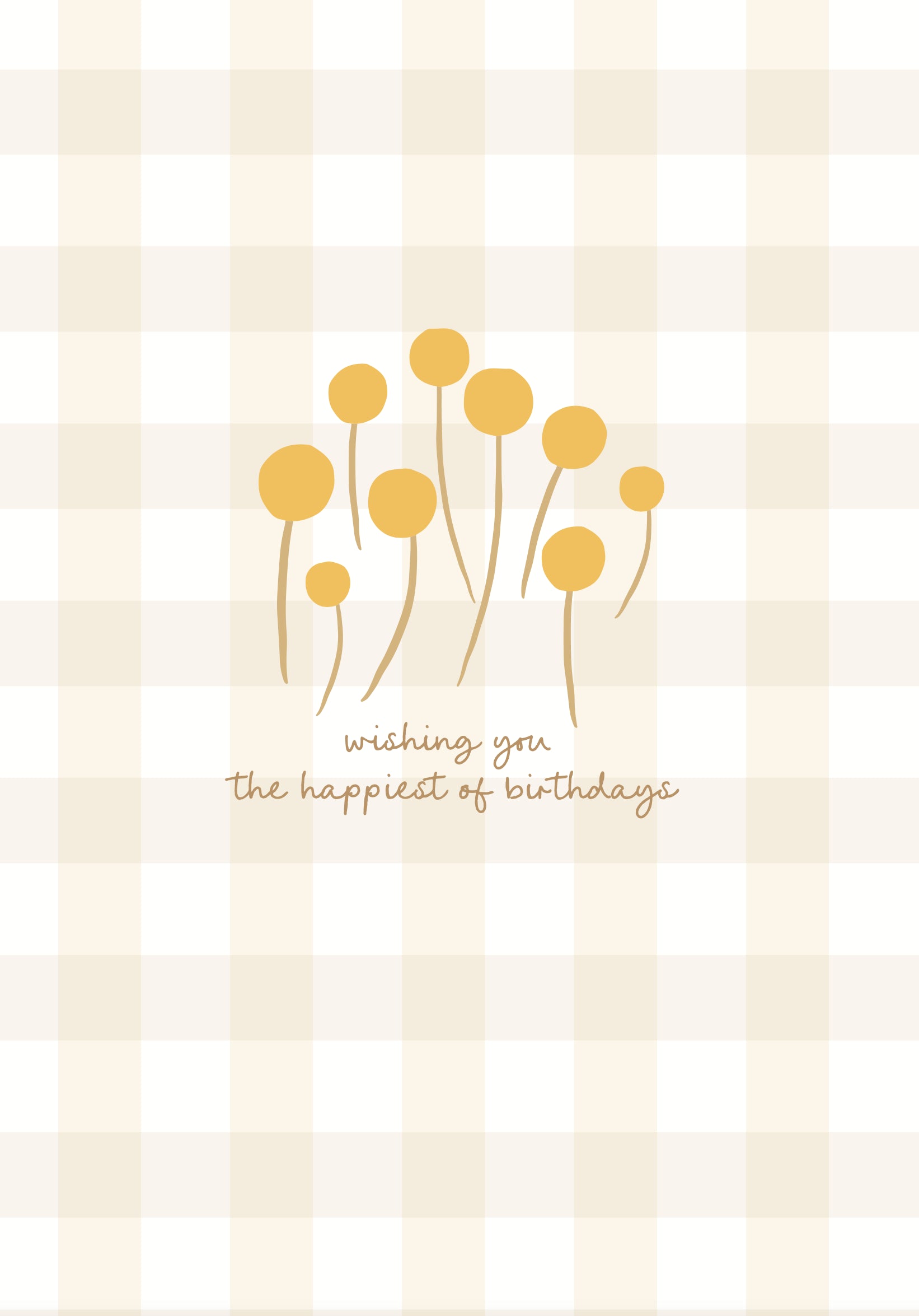 Greeting Card SUNSHINE - HAPPIEST